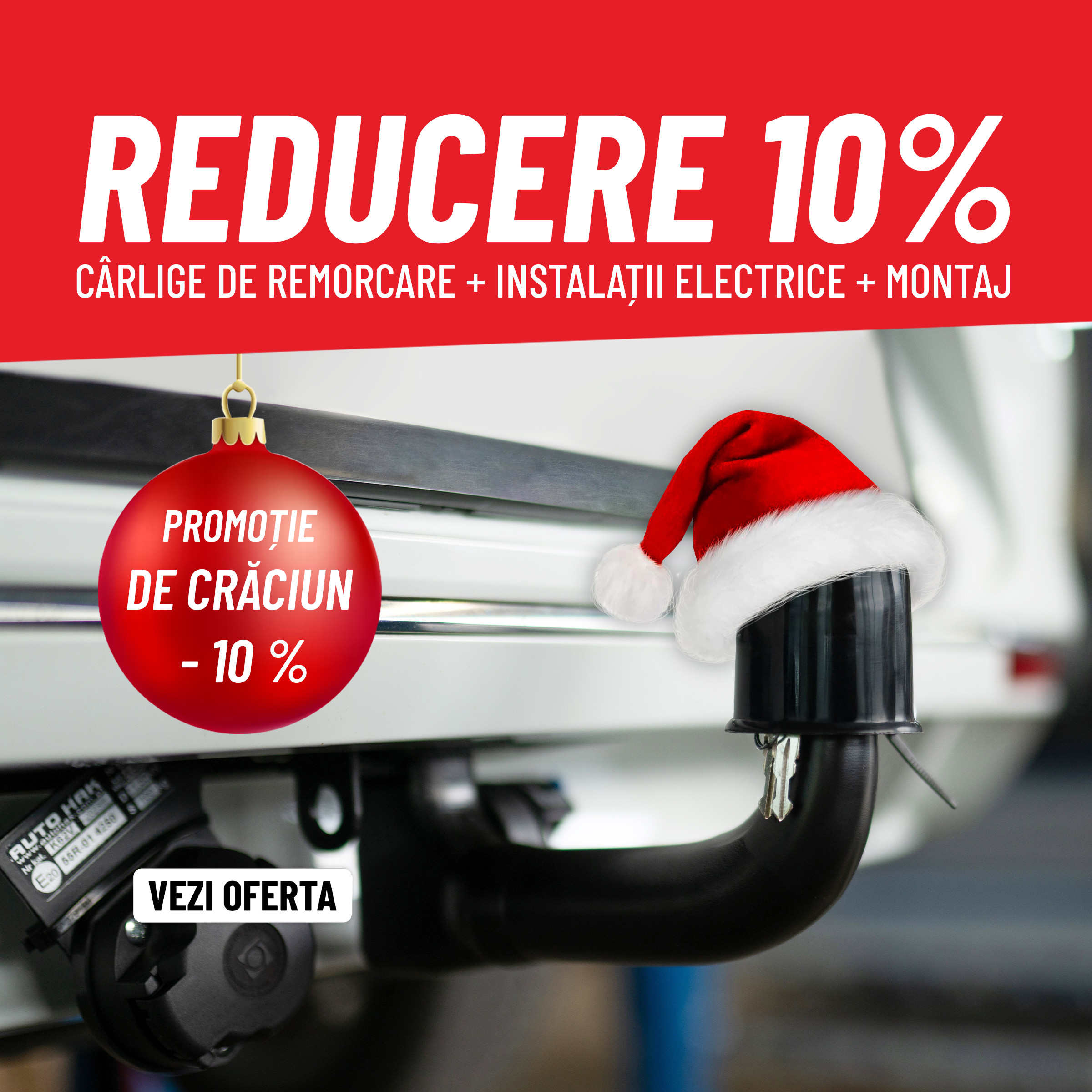 reducere 10% carlige de remorcare